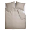 Ambiante Satin Dekbedovertrek Uni Sand