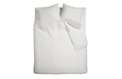 Ambiante Satin Uni Dekbedovertrek White