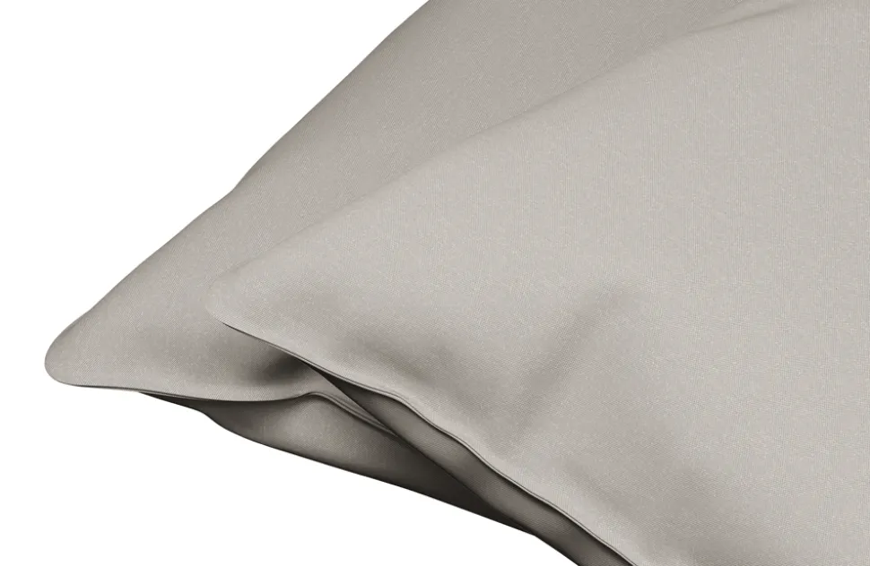 Dixxius Kussenslopen Excellent Percale Katoen Sand (set van 2)