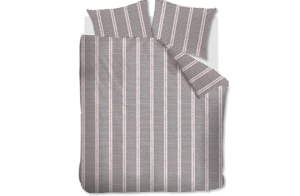 vtwonen Stip en Stripe Dekbedovertrek Blush
