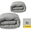 Zelesta Wonderbed Katoen Morning Grey - Dekbed zonder overtrek 4 seizoenen
