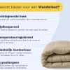 Zelesta Wonderbed Warm Sand - Dekbed zonder overtrek 4 seizoenen