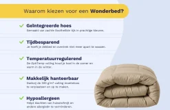Zelesta Wonderbed Warm Sand - Dekbed zonder overtrek 4 seizoenen
