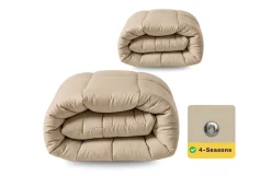 Zelesta Wonderbed Warm Sand - Dekbed zonder overtrek 4 seizoenen
